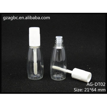 Transparent&Empty Special Shape Lip Gloss Tube AG-DT02, AGPM Cosmetic Packaging , Custom Colors/Logo